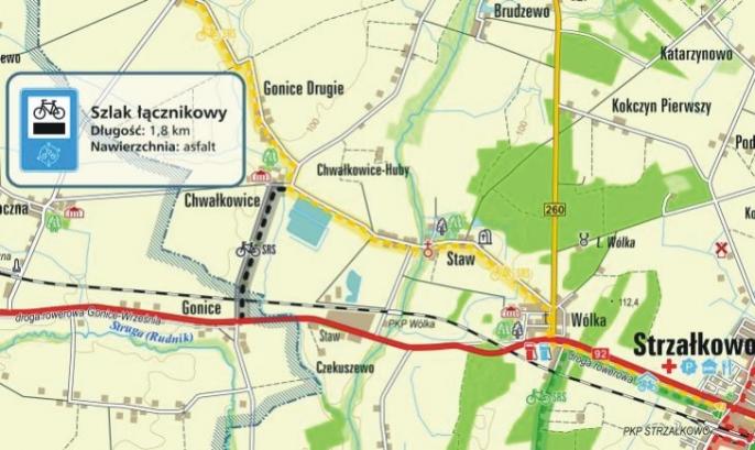 Nowy , rowerowy,szlak łącznikowy