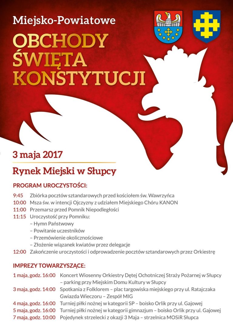 Miejsko Powiatowe Obchody Święta Konstytucji w Słupcy
