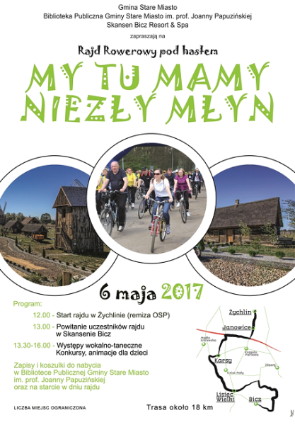 Zaproszenie na Rajd rowerowy – 6 maja 2017