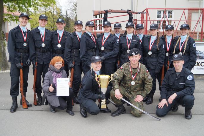 2 miejsce ZSCKU w V Wojewódzkim Przeglądzie Klas Mundurowych