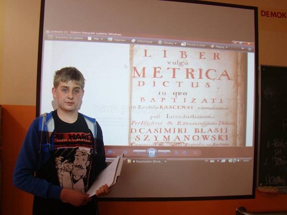 Genealogia rodzinna – pasja nastolatka, Filipa Tomaszewskiego