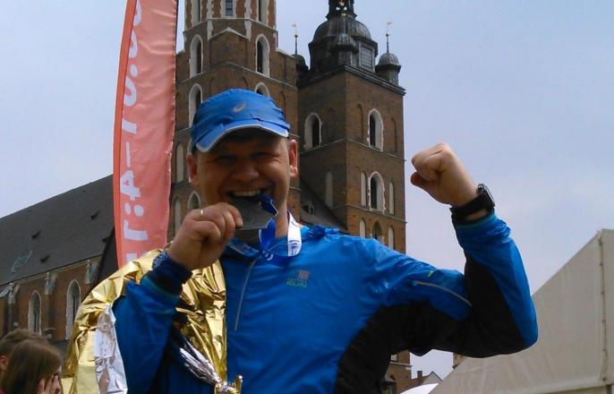 Konińscy Policjanci w 15. Cracovia Maratonie