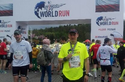Koniński policjant w biegu Wings for Life
