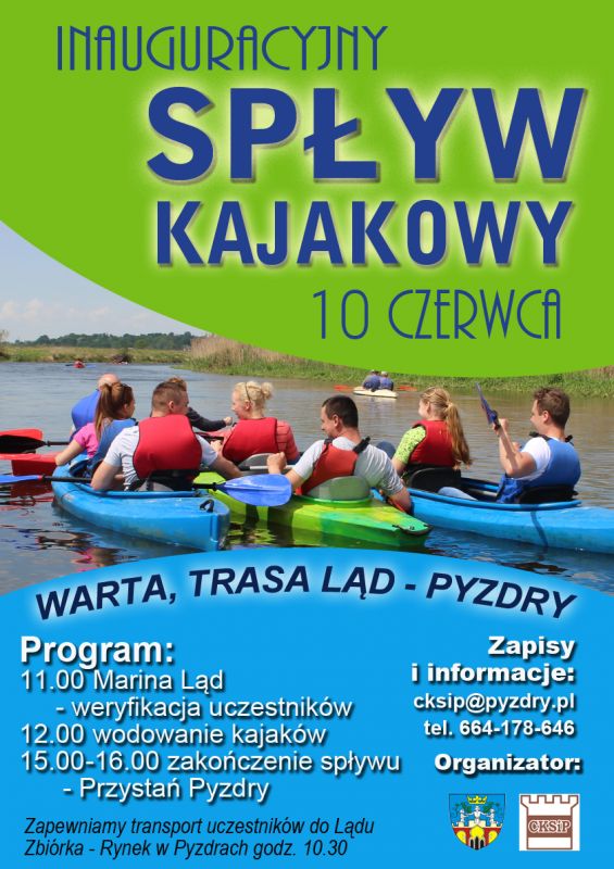 Inauguracyjny Spływ Kajakowy