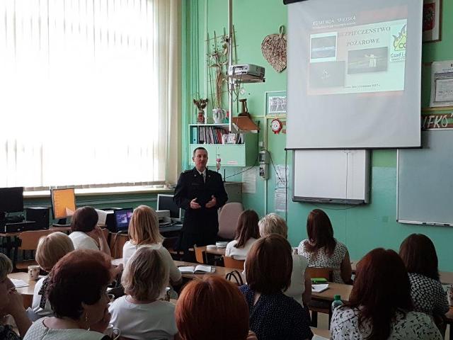 Strażacy znowu spotkali się z nauczycielami