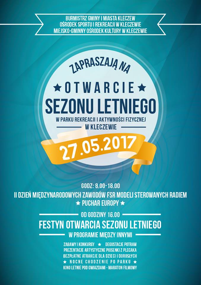 Otwarcie sezonu w parku w Kleczewie