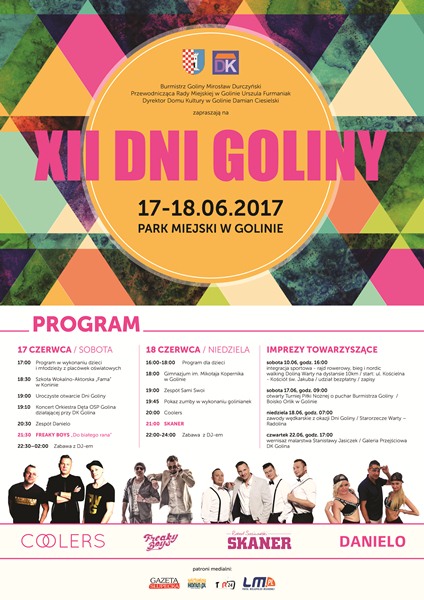 Program na Dni Goliny – 17 – 18.06.2017
