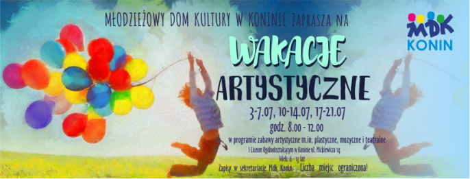 Artystyczne Wakacje – zapisy już ruszyły!