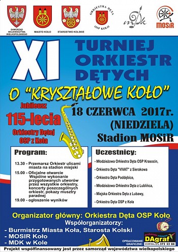 Zapraszamy na XI Turniej Orkiestr Dętych o Kryształowe Koło