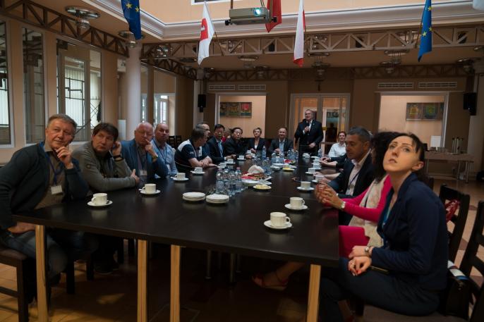 Prezydenci miast partnerskich w ratuszu