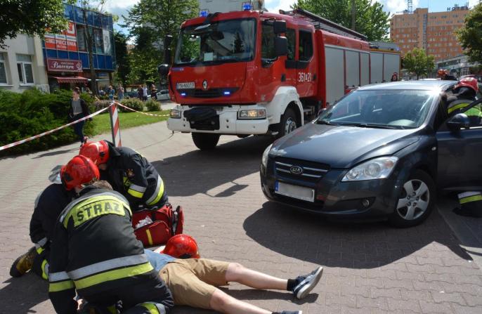 Uczeń Kopernika potrącony przez samochód