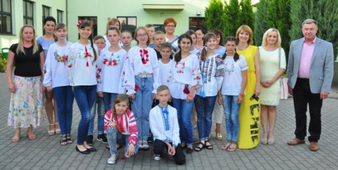 Polskie kwiaty z Ukrainy w Kleczewie