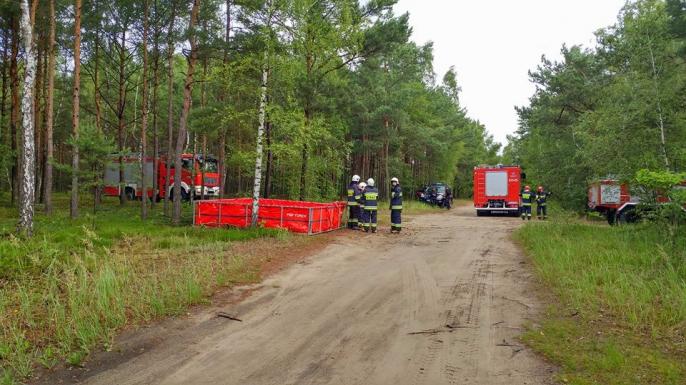Niby pożar w Bogdałowie