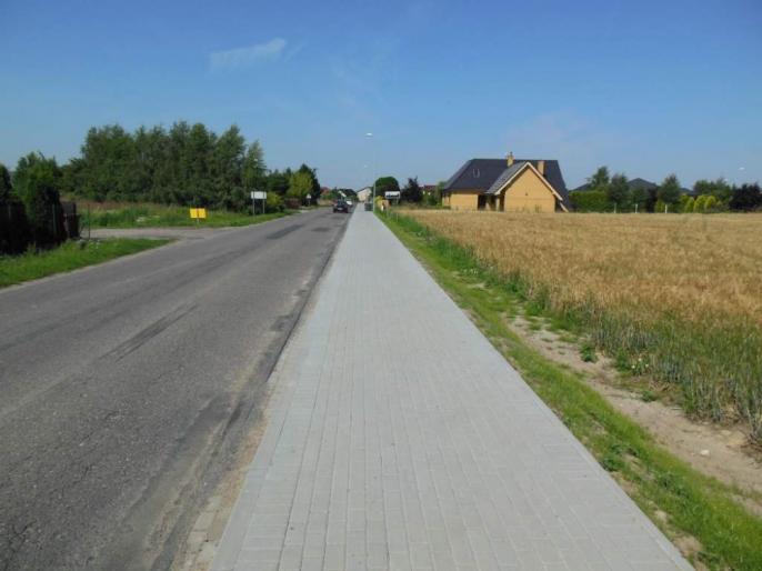 Zmodernizowane ulice w Strzałkowie