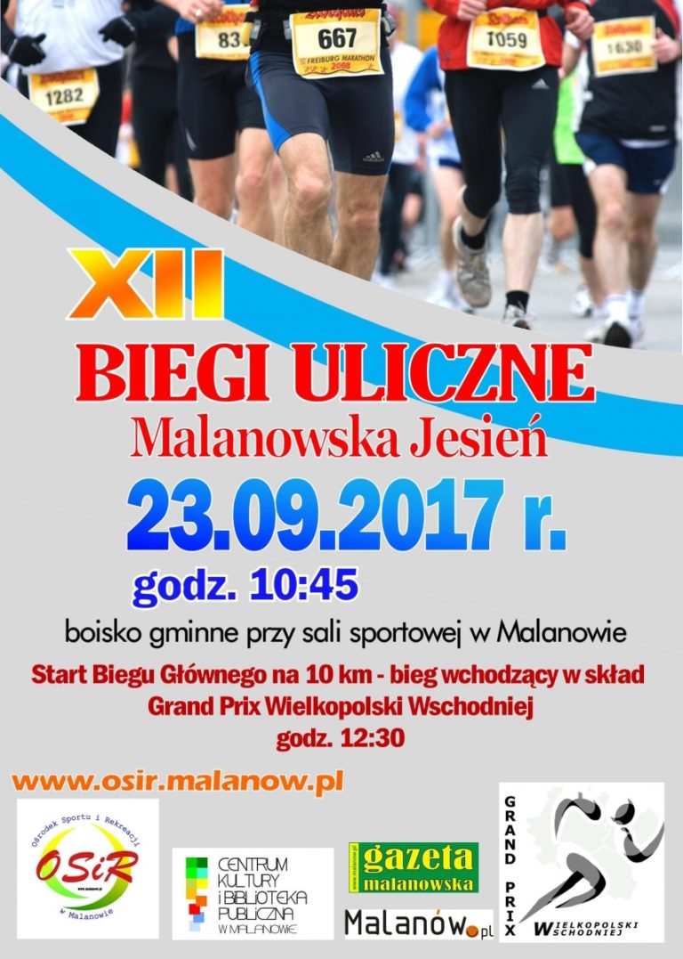 XII Biegi Uliczne Malanowska Jesień