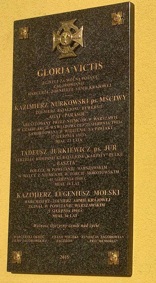 Zagórów – bohaterskie miasto.