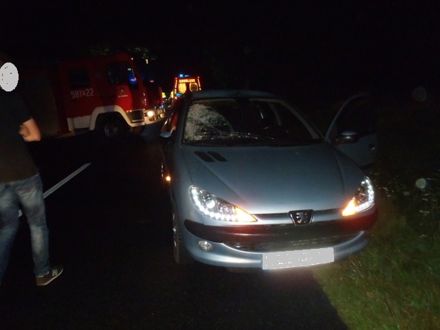 Groźne potrącenie pieszego