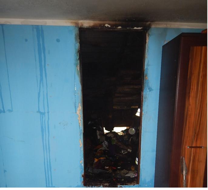 Pożar budynku mieszkalnego w Żurawieńcu