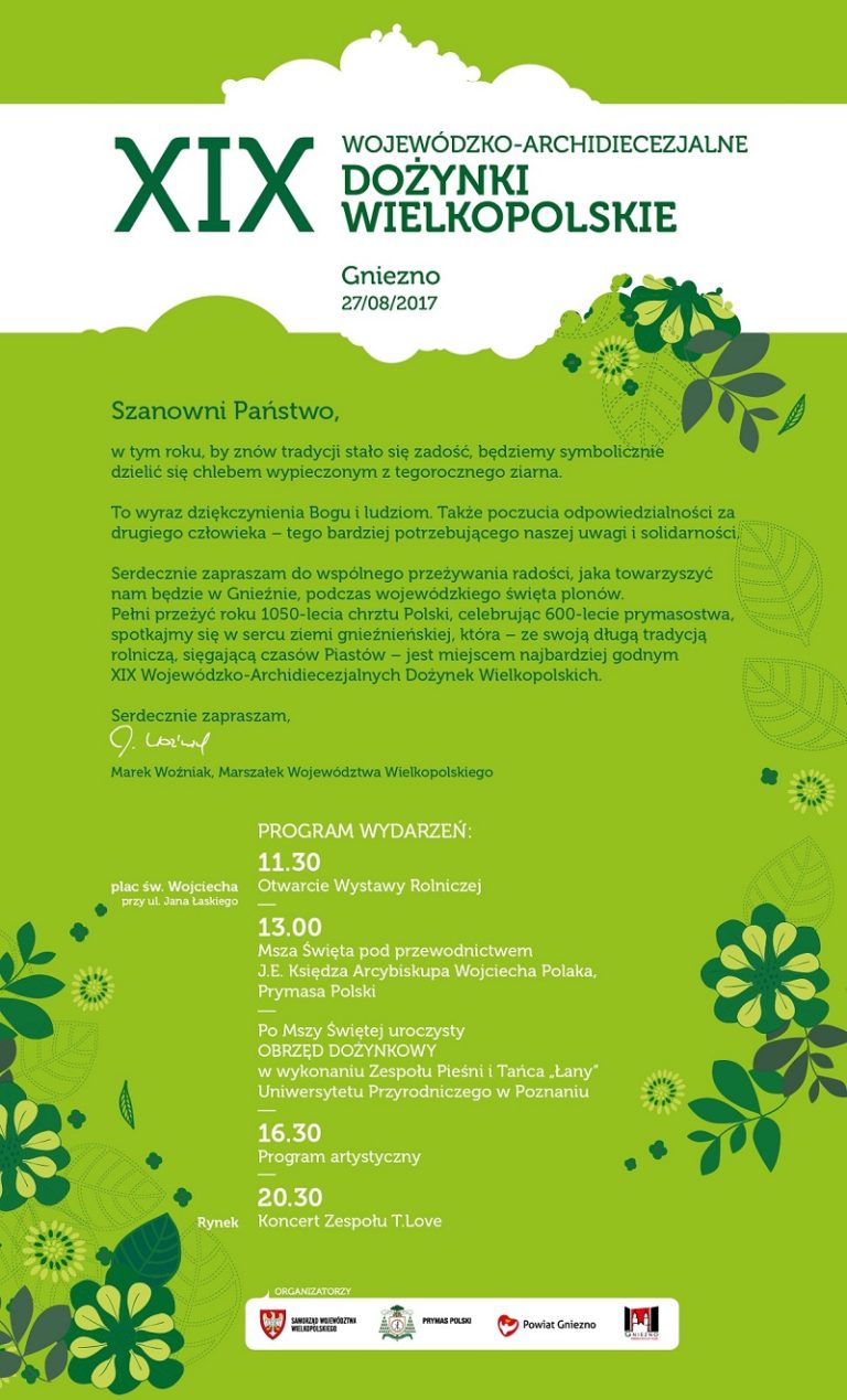 XIX Wojewódzko-Archidiecezjalne Dożynki Wielkopolskie