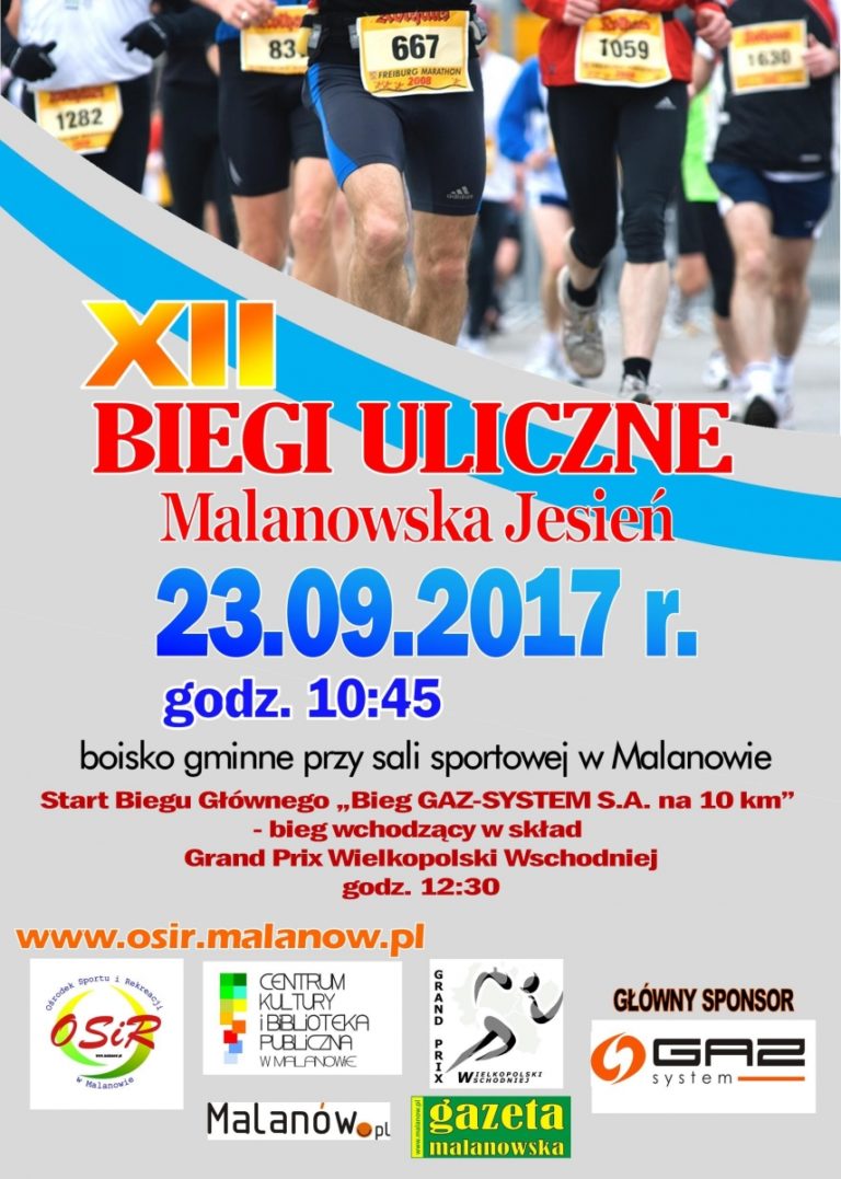 XII Biegi Uliczne – Malanowska Jesień