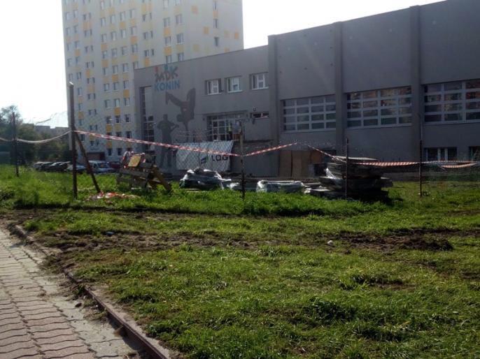 Konin: Taras przy MDK niemal zniknął