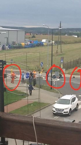 Wypadek koło Biedronki