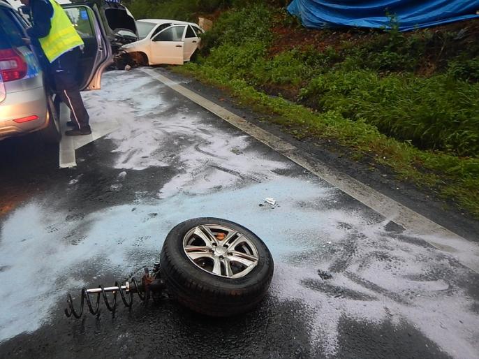 Wypadek na DK 92 w Kościelcu