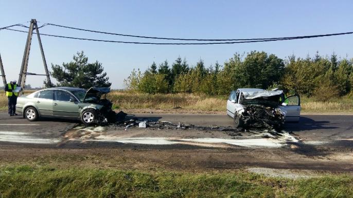 Groźna Kolizja w Roztokach