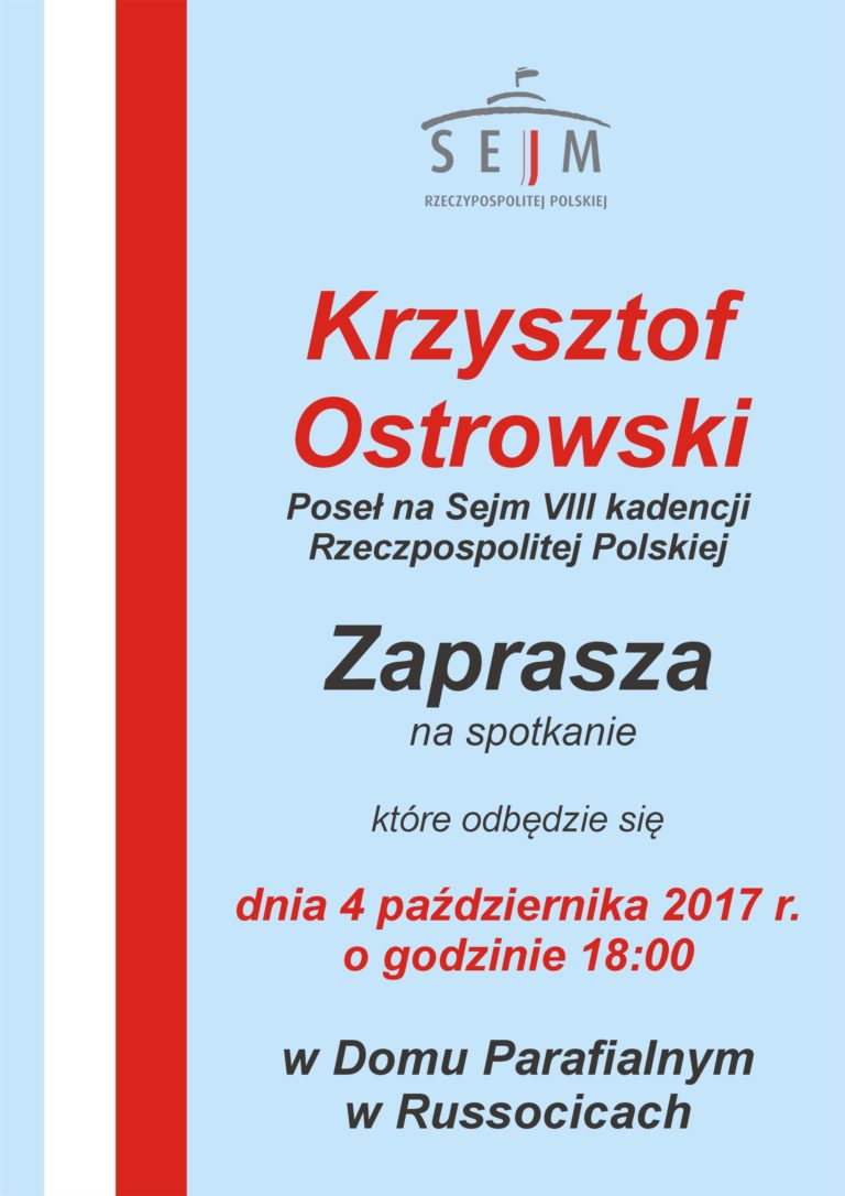 Krzysztof Ostrowski – SPOTKANIE