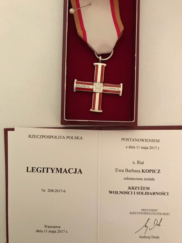 Siostra Rut odznaczona