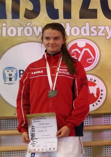 SREBRO I TYTUŁ V-CE MISTRZA POLSKI  DLA MARII STRANC