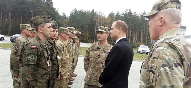 Wiceminister Szatkowski u sojuszników