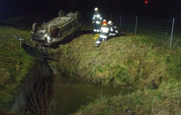 Wypadek w miejscowości Borki