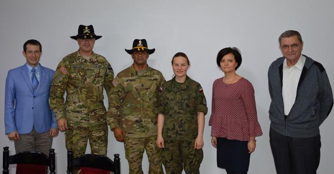 Spotkanie z przedstawicielami  wojsk amerykańskich