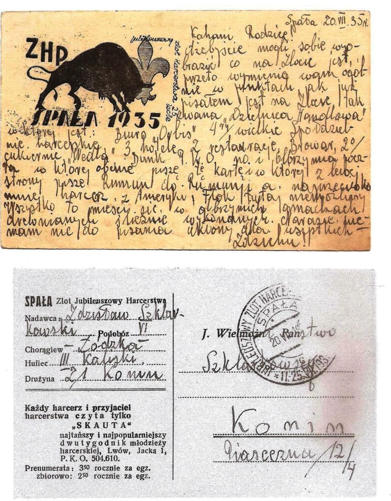 Gdy „ Druh”  Szklarkowski był druhem…