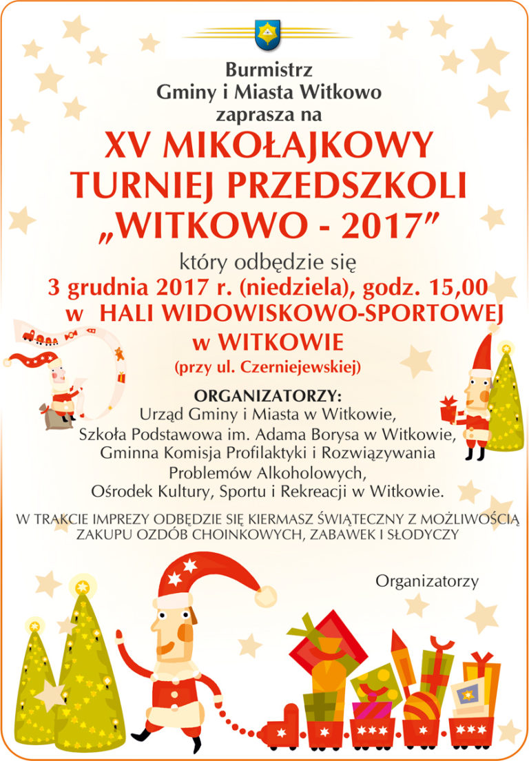 XV Mikołajkowy Turniej Przedszkoli Witkowo – 2017