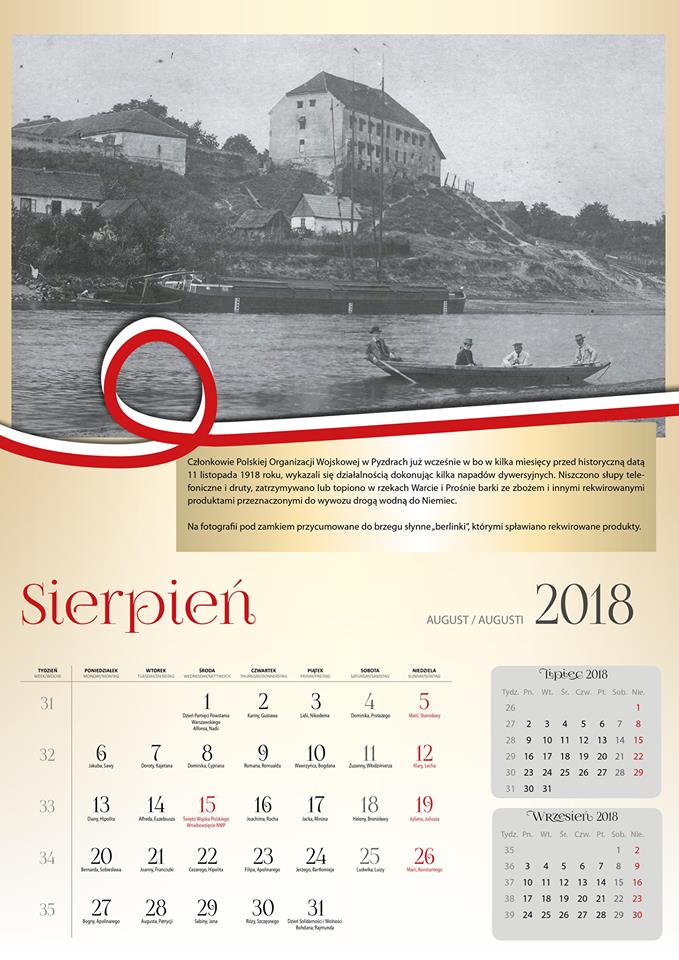 Droga do wolności tematem gminnego kalendarza