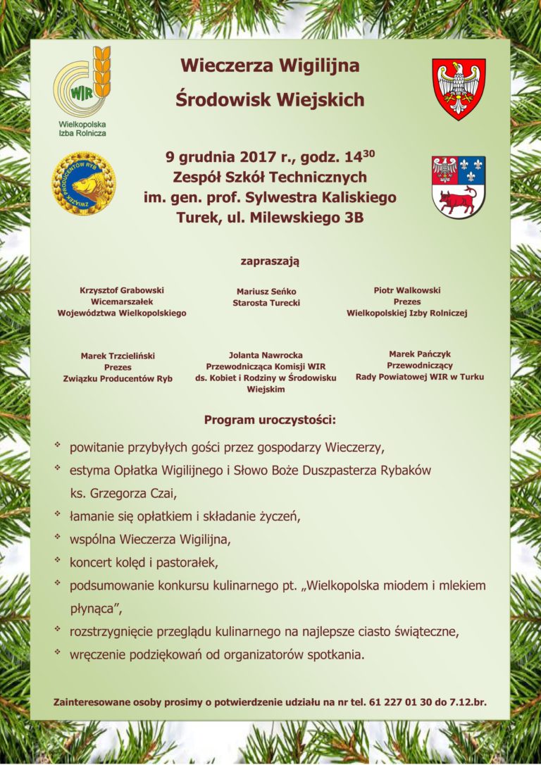 Wigilia dla rolników