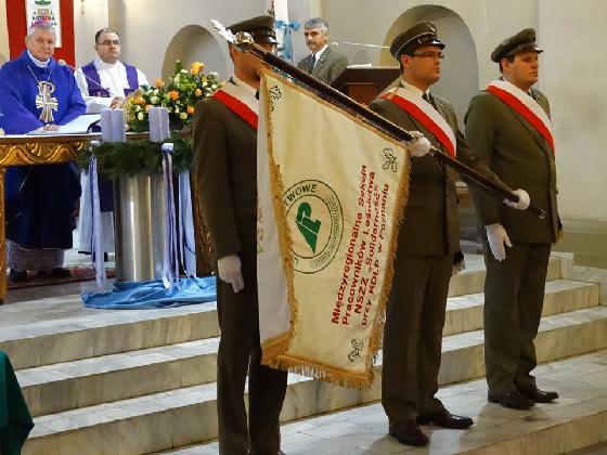 Poświęcenie sztandaru Solidarności leśników