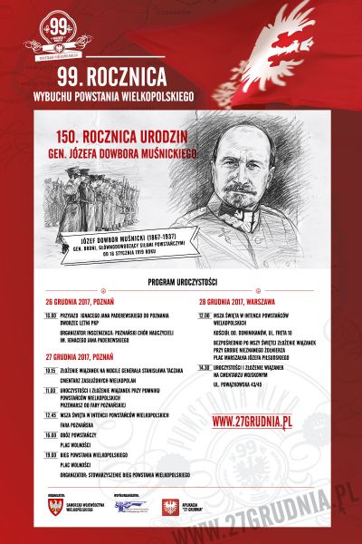 Ochody 99. Rocznicy Wybuchu Powstania Wielkopoolskiego