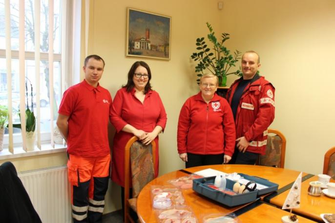 Zestaw szkoleniowy przekazany kolskiemu  PCK