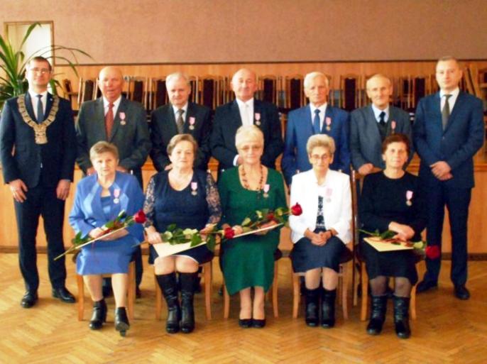 Jubileusz Złotych Godów par małżeńskich z  Gminy Lądek