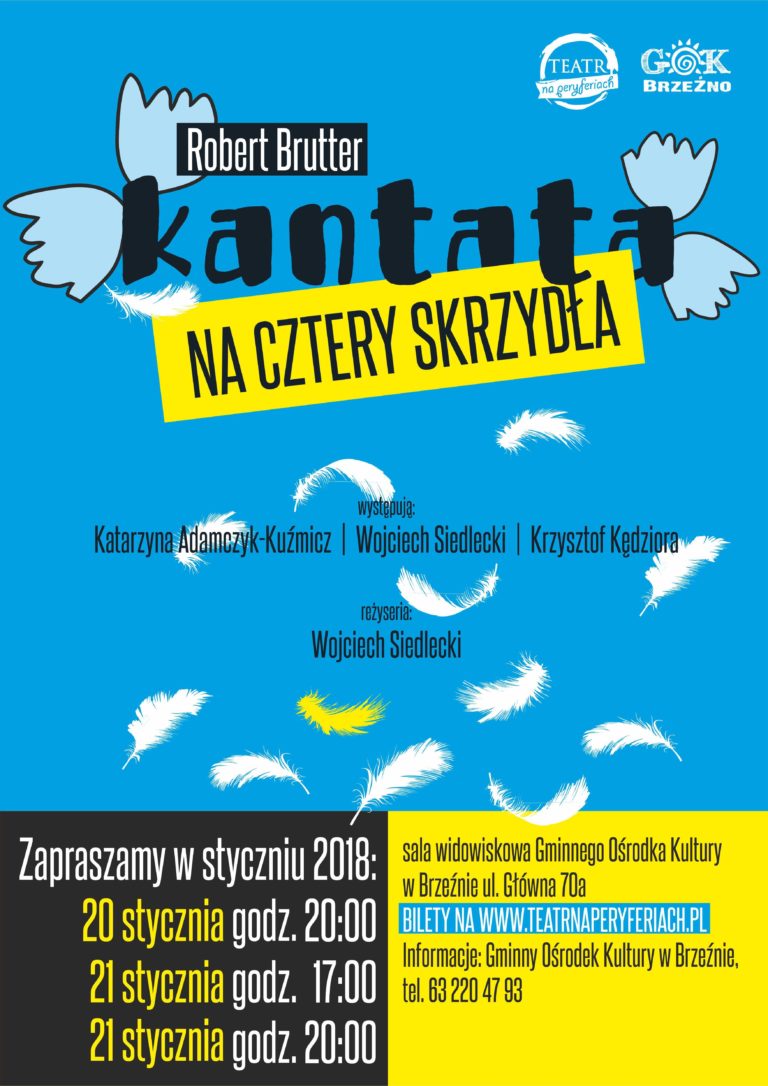 Zapraszamy do Brzeźna na styczniowe spektakle!