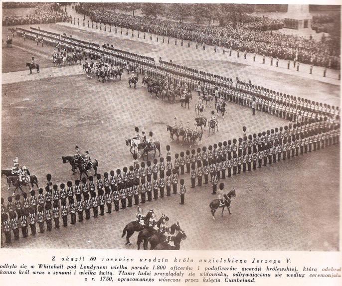 Lata trzydzieste – Urodziny króla Jerzego V