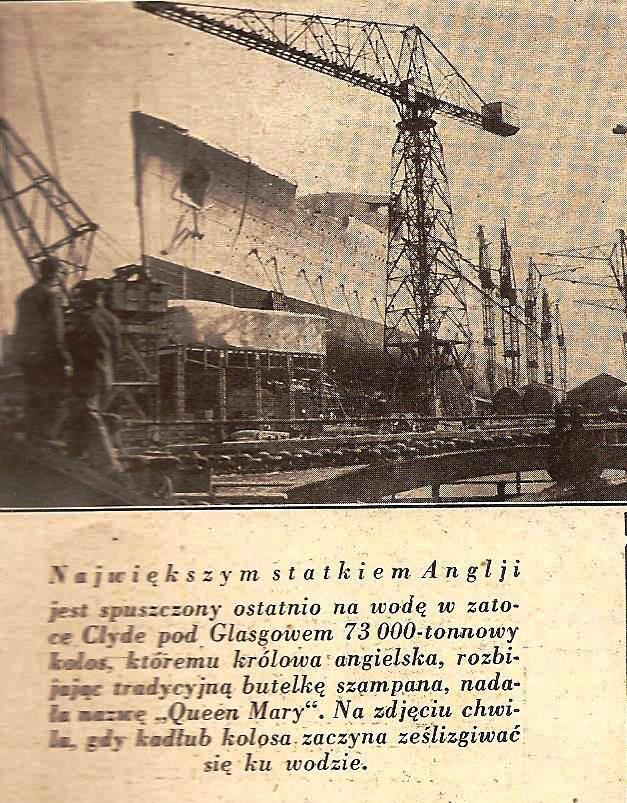 Lata trzydzieste – Queen Mary