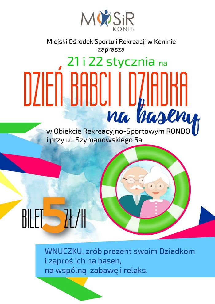 Dzień Babci i Dzień Dziadka na basenie