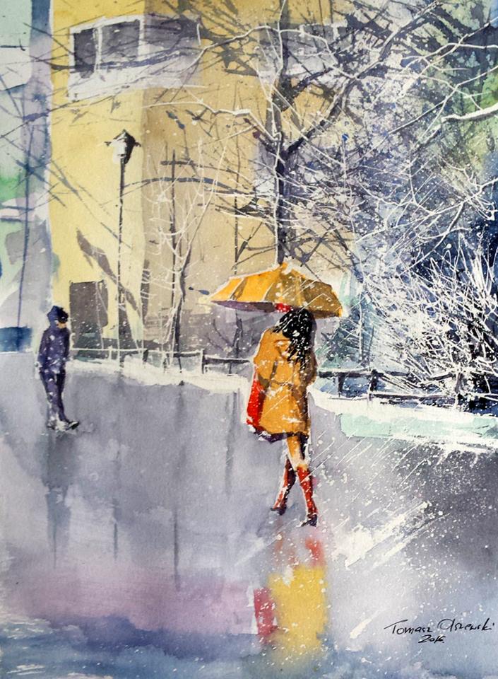 Akwarele Tomasza Olszewskiego