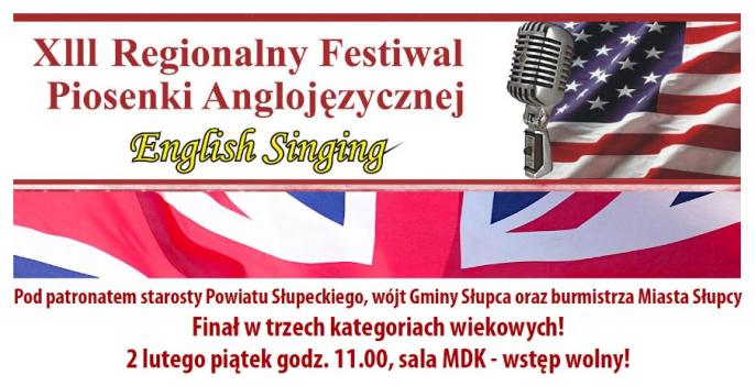 XIII Regionalny Festiwal Piosenki Anglojęzycznej