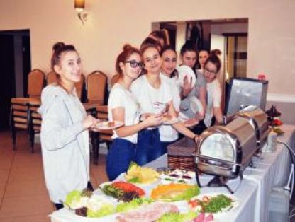 na zajęciach praktycznych w Hotelu Stara Gorzelnia