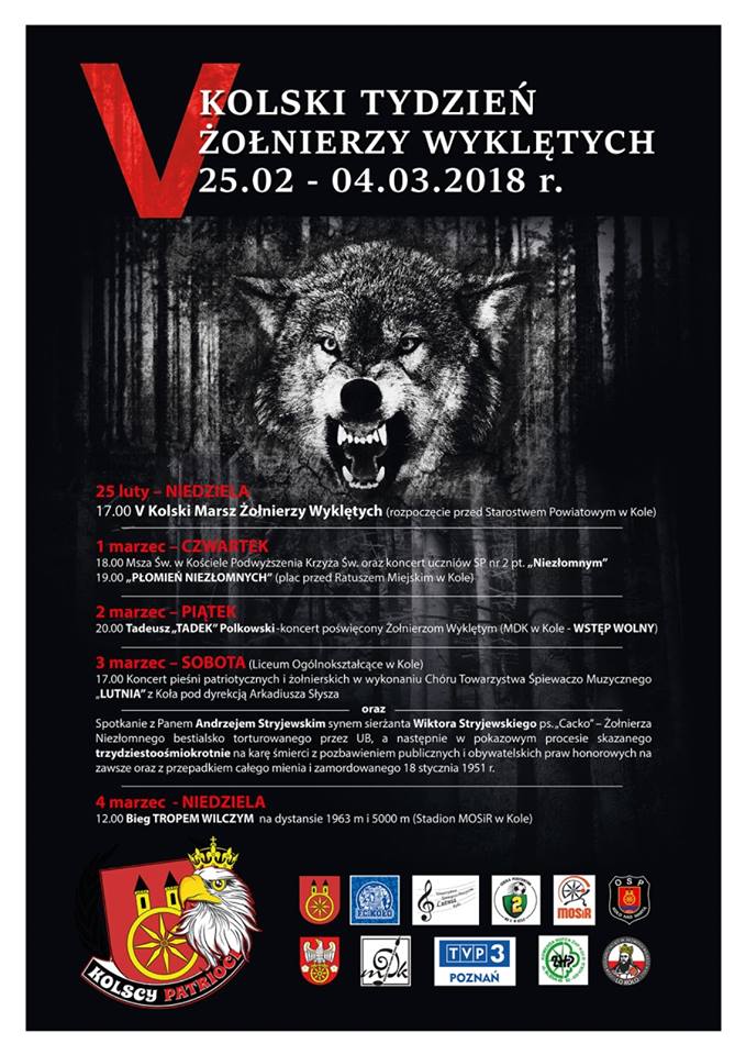 Program V Kolskiego Tygodnia Żołnierzy Wyklętych